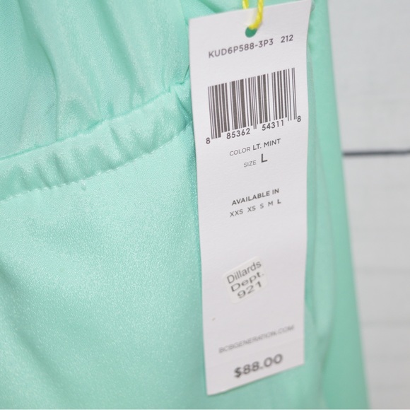 BCBGeneration | Midi Mint Green Dress Size Large - Picture 8 of 9